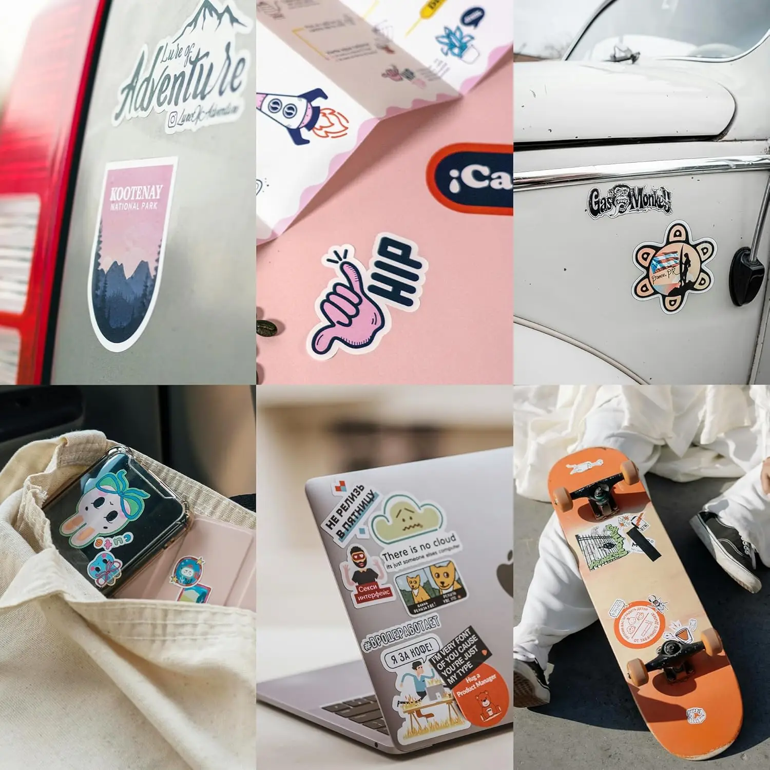 A4 210x297mm Premium Printable Vinyl Inkjet Stickers -20 Sheets Glossy 8.3x11.7 Inch Sticker Paper Suitable for Inkjet Printers