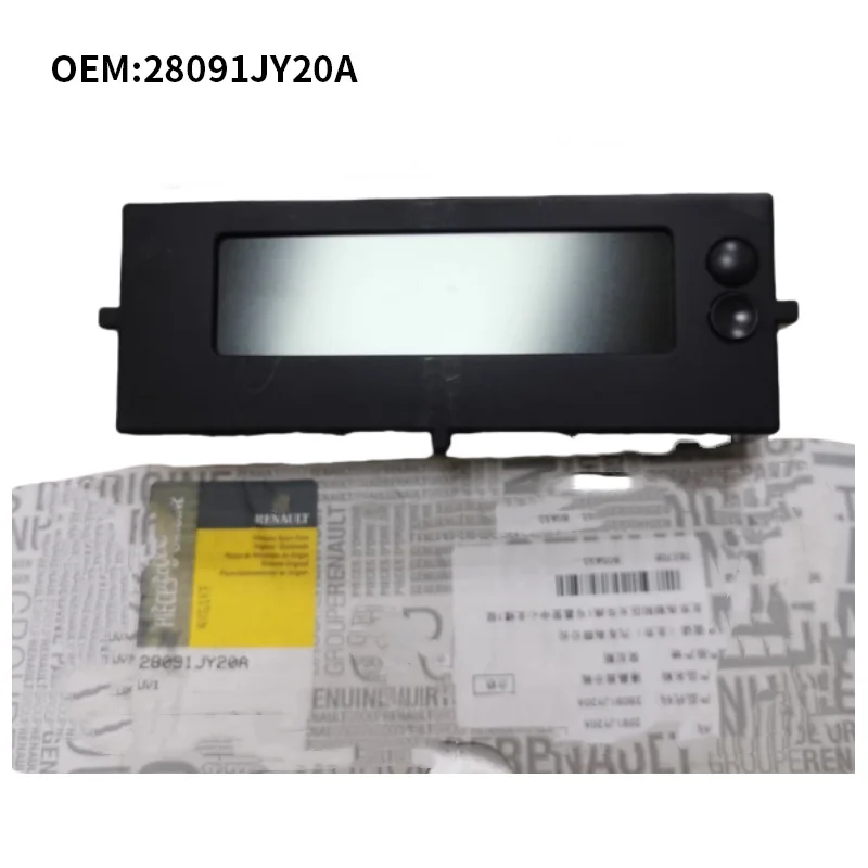 

28091JY20A 280348813R Original new DISPLAY UNIT LCD Display Screen CD Clock Dashboard Radio For Renault Koleos