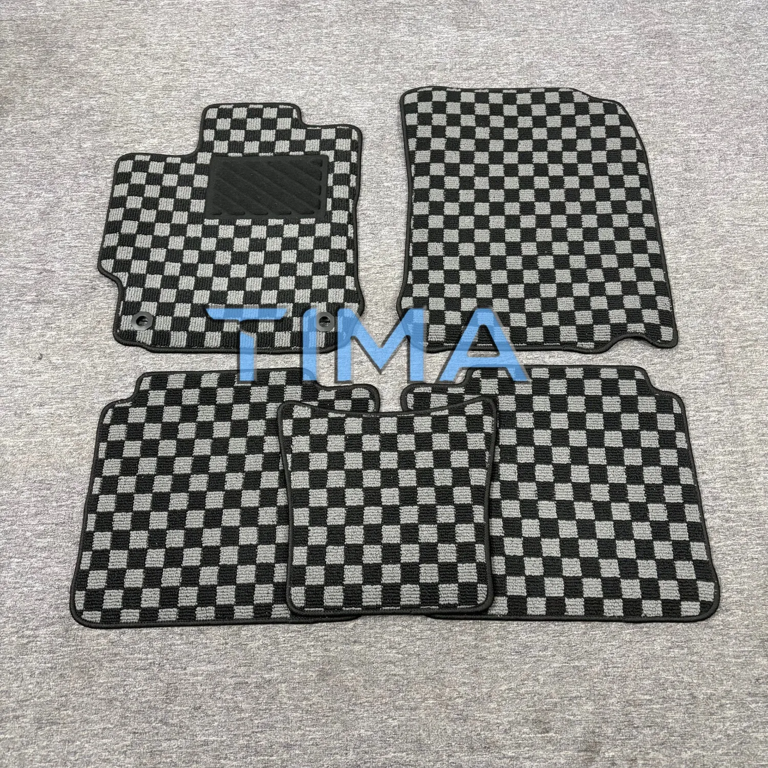Checker Floor Mats JDM Style Floor Mats for 2012-2017, Toyota 7th generation Camry left Hand Driveor