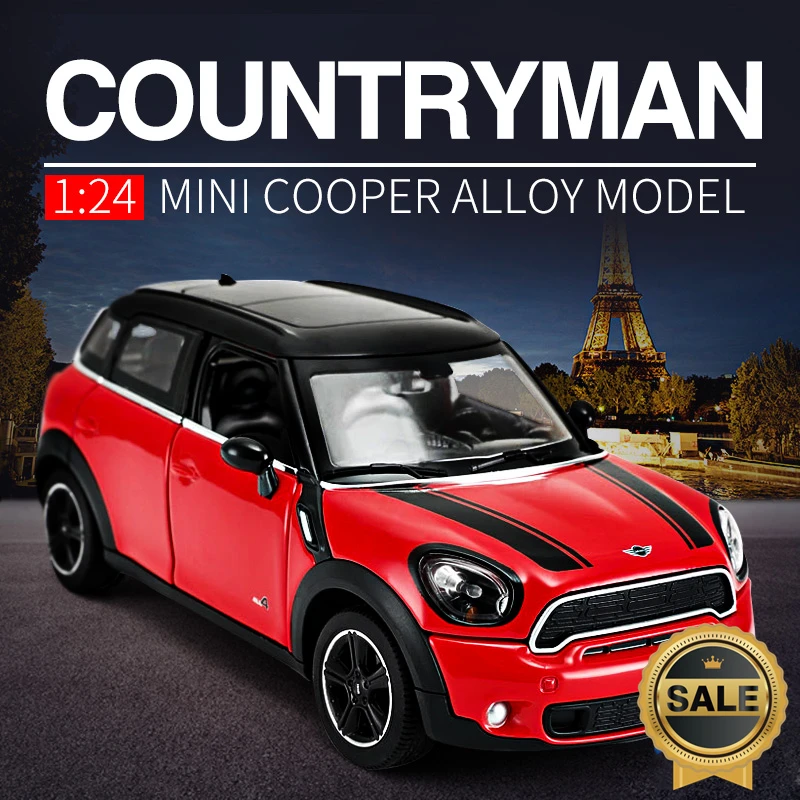 1:24 MINI Countryman Alloy Car Model MINI Coopers Diecasts Metal Toy Vehicles Car Model Collection Simulation Toy Gift