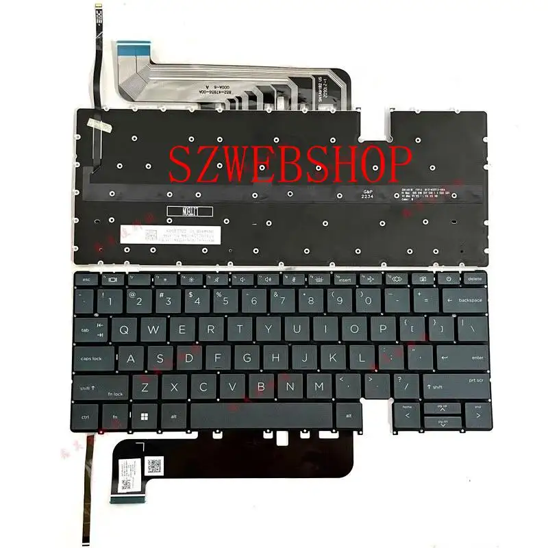 

New Laptop For HP Elite Dragonfly G3 G4 13.5" Black US Keyboard Backlit