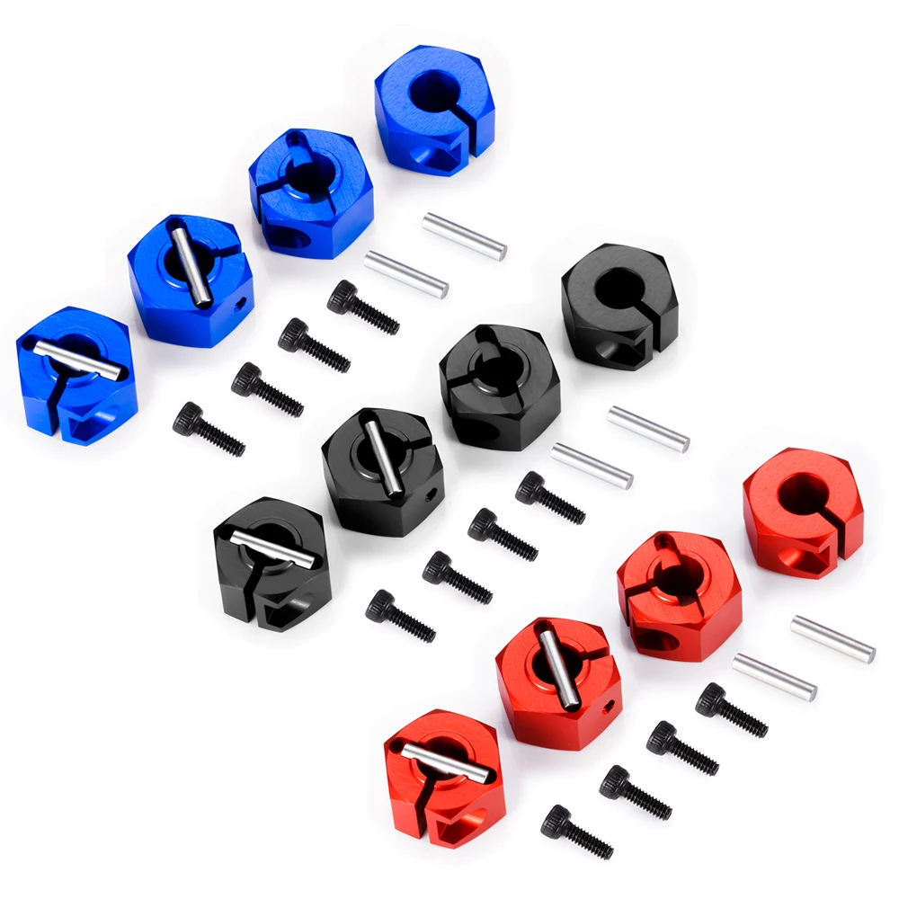 YEAHRUN 알루미늄 합금 ESC 마운트 / 휠 헥스 어댑터 / 서보 마운트 트랙사스 1/16 미니 맥스 2S RC 자동차 업그레이드 부품
