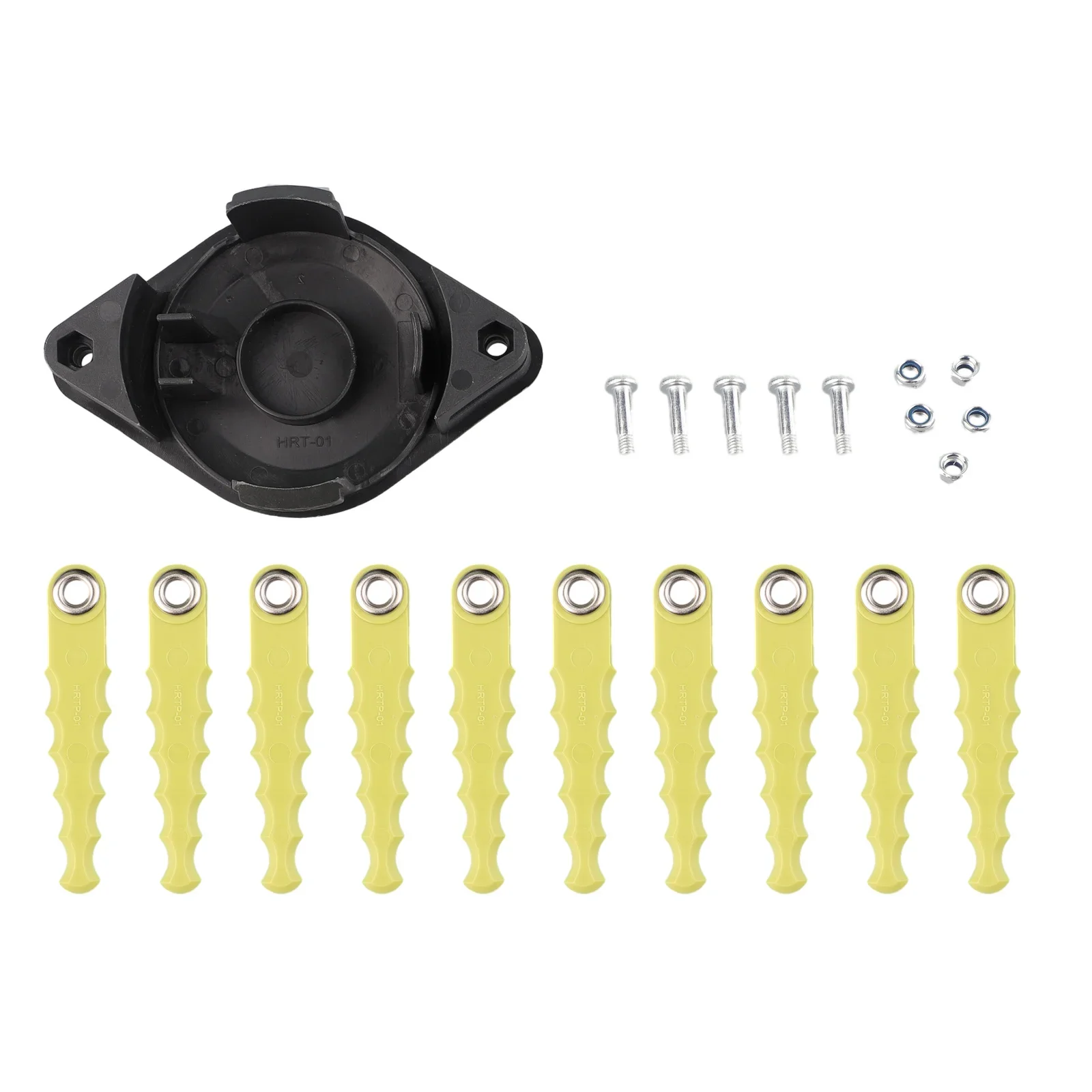 Imagem -04 - Conjunto Para-cabeça de Corte Ryobi com Lâmina de Plástico Rac155 Lâmina Sobressalente de Plástico para Aparador de Grama sem Fio de 18v com Alimentação Automática 1