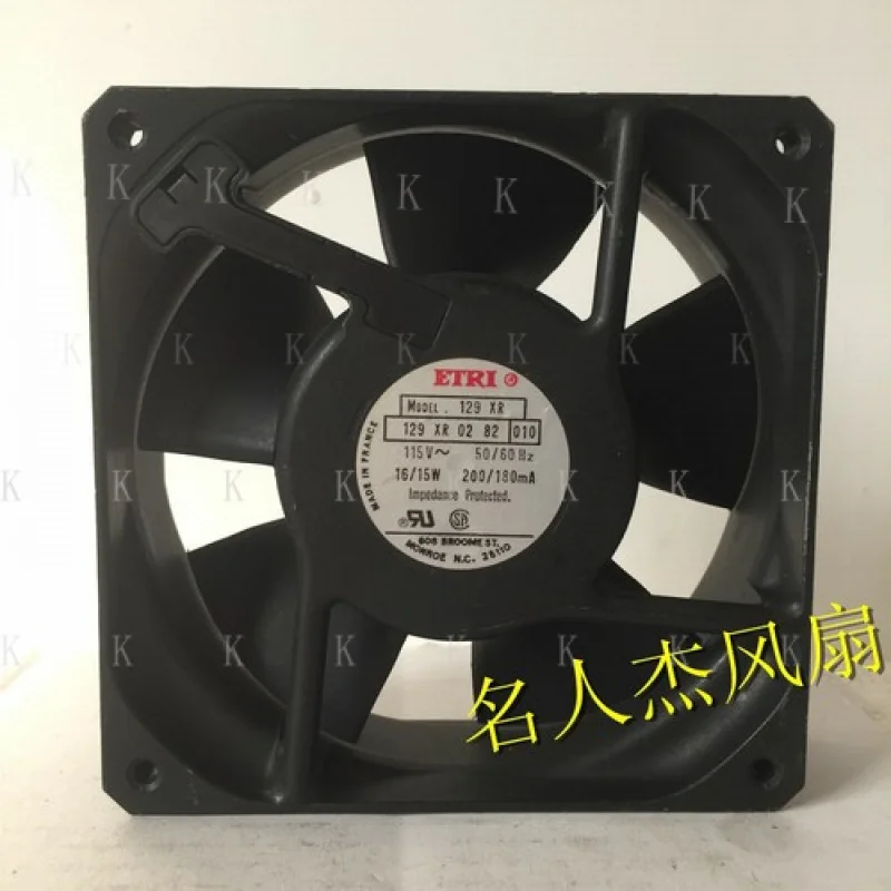 

C 1pcs FOR ETRI 129XR0282 115V 16 / 15W 12CM 12038 all metal AC chassis fan