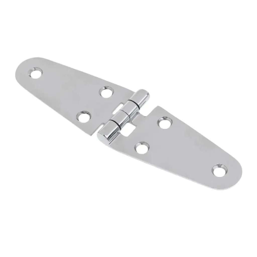 

6 Stainless Steel Polished Door Strap Hinge for Boats RVs