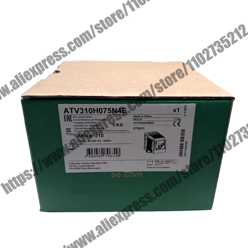 

ATV310 Inverter 0.75KW 1HP 380... 460V Three-phase ATV310H075N4E ATV310H075N4A