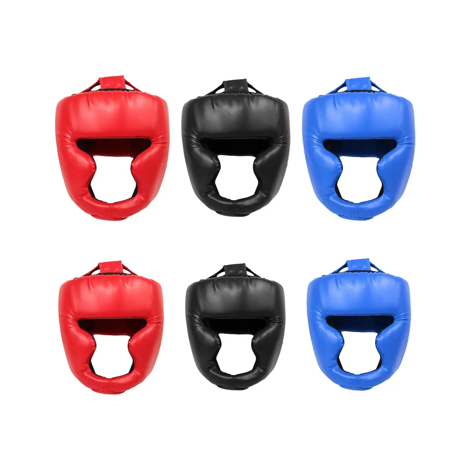 Boxing Headgear Cheek Protection Portable Head Guard for Sanda Muay Thai Mma