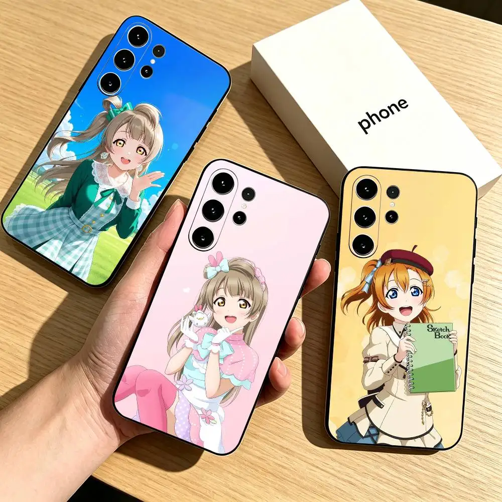 L-LoveLive School Idol Project  Phone Case For Samsung S26,S25,S24,S23,S22,S21,S30,Ultra,Plus,Fe,Soft Silicone Black Cover
