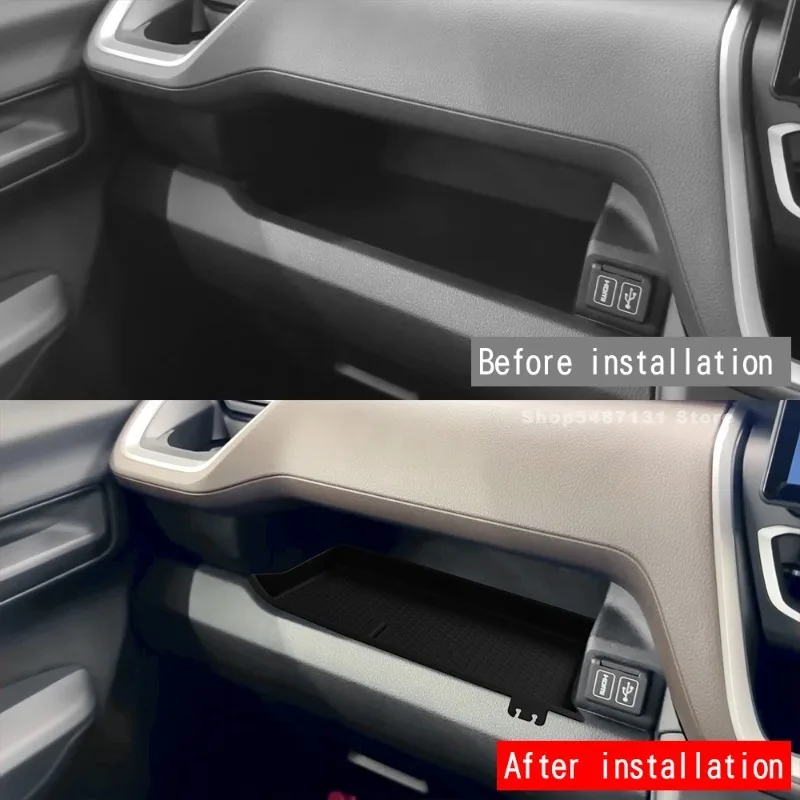 علبة صندوق تخزين من السيليكون لمركز السيارة لملحقات DAIHATSU MOVE الداخلية 2025 لمحرك اليد اليمنى