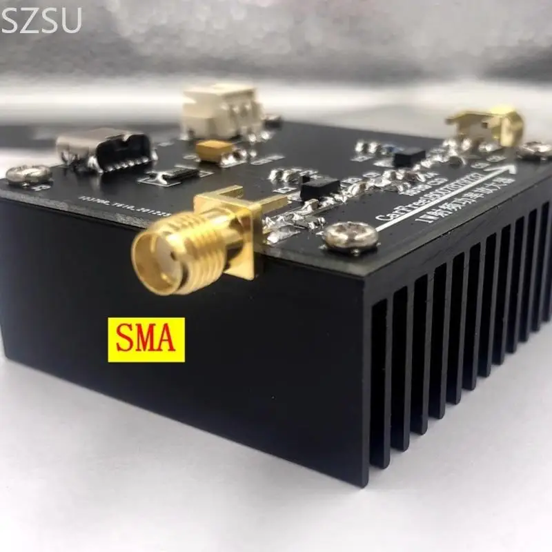 Módulo amplificador RF frequência SZSU 1.5g com saída 1W 30dbm e impedância do tipo C tipo C