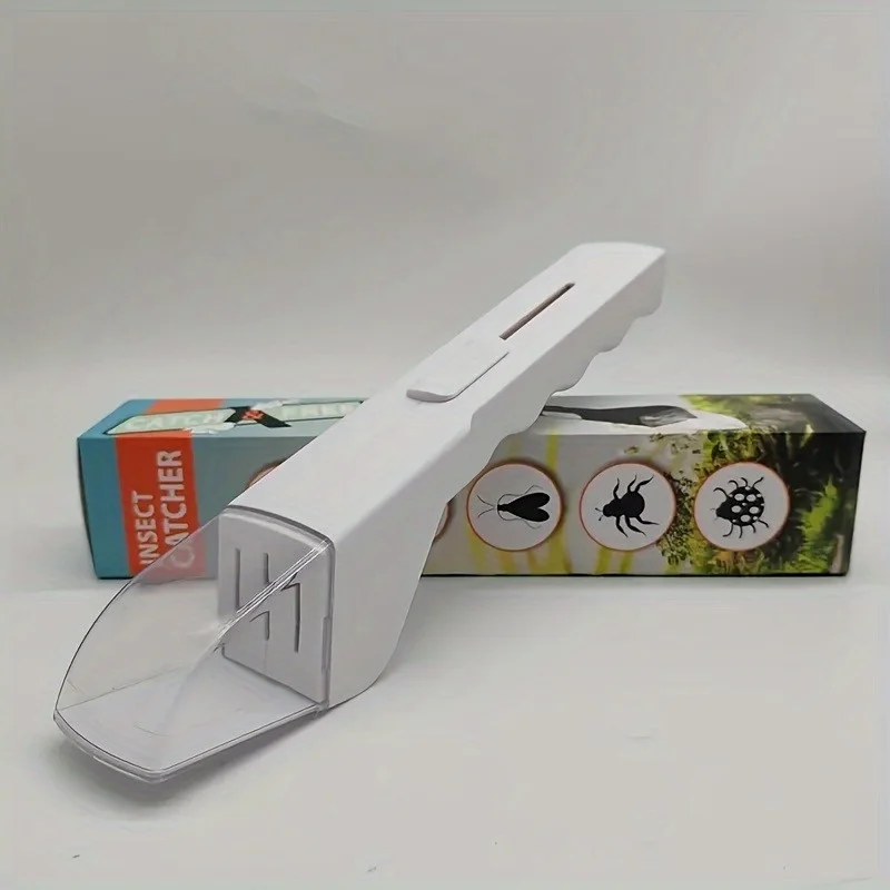 High-Quality Handheld Insect Trap & Release, Safe for Home/Garden/Desk, for Bees/Spiders/Small Reptiles, with Separate Box.