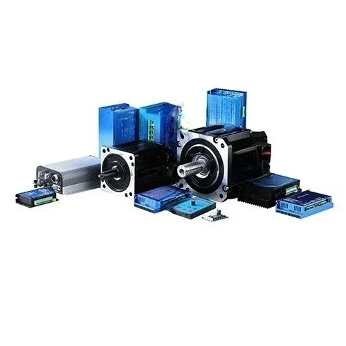 Servo motor DC 24V/48V with low voltage operation and accurate magnetic encoder feedback