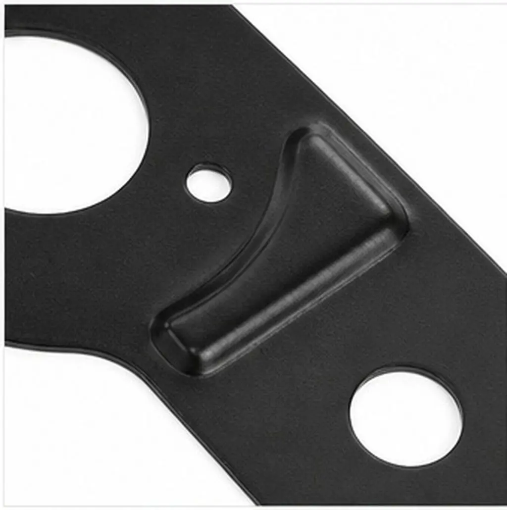 Heavy Duty Trailer Socket Bracket Iron Rear Mounting Support for American Style Rv Vehicle Wiring Connector Stable Installation