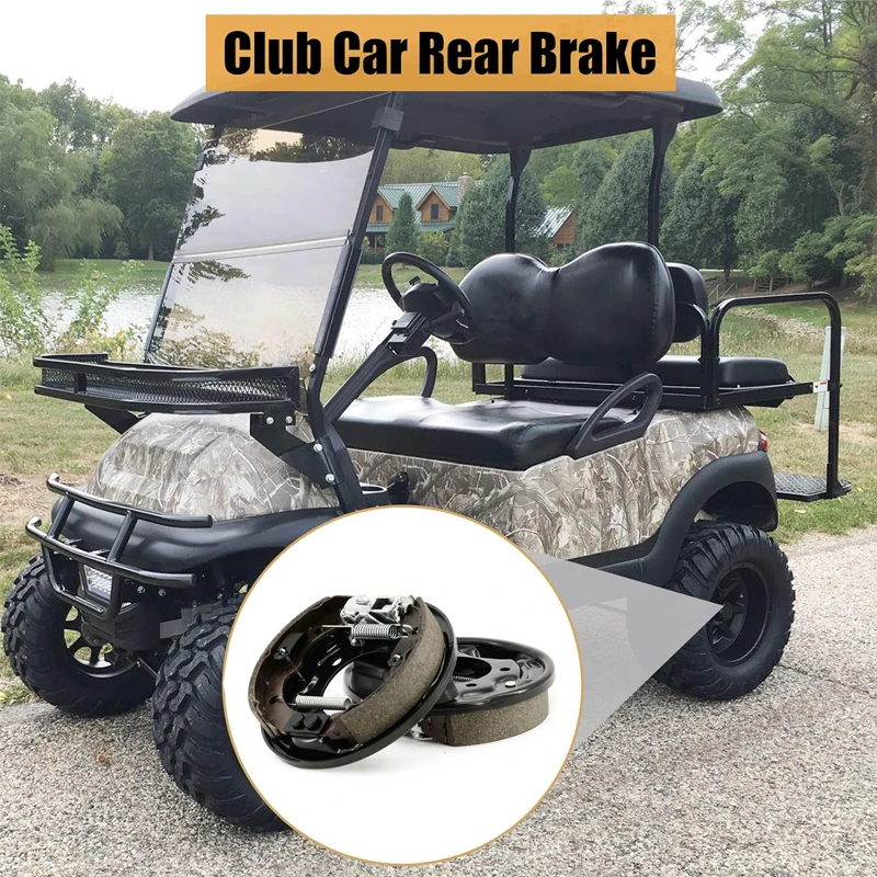 Club Car Brake Assembly, Driver&Passenger Side Fits Club Car DS Precedent 1995-UP Tempo 2018-up Golf Cart,101