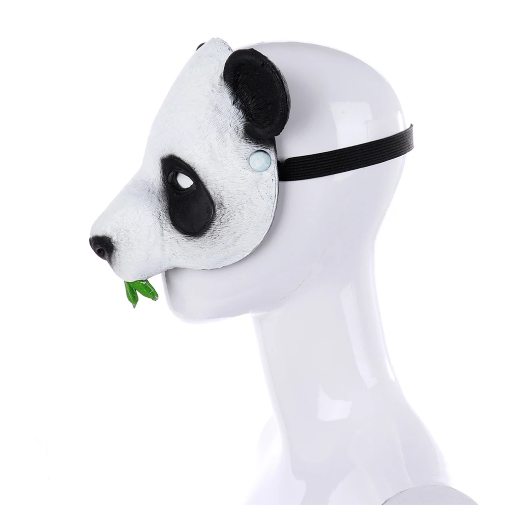

Giant Panda Mask Adult Kids Animal Face Funny Masks Masquerade Halloween Costume PU Foam Safe Eco Friendly Party Prop Stage