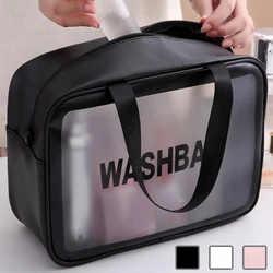 Portable Travel Wash Bag Female Transparent Waterproof Makeup Storage Pouch Large Capacity Cosmetic Organizer Beauty Women Case