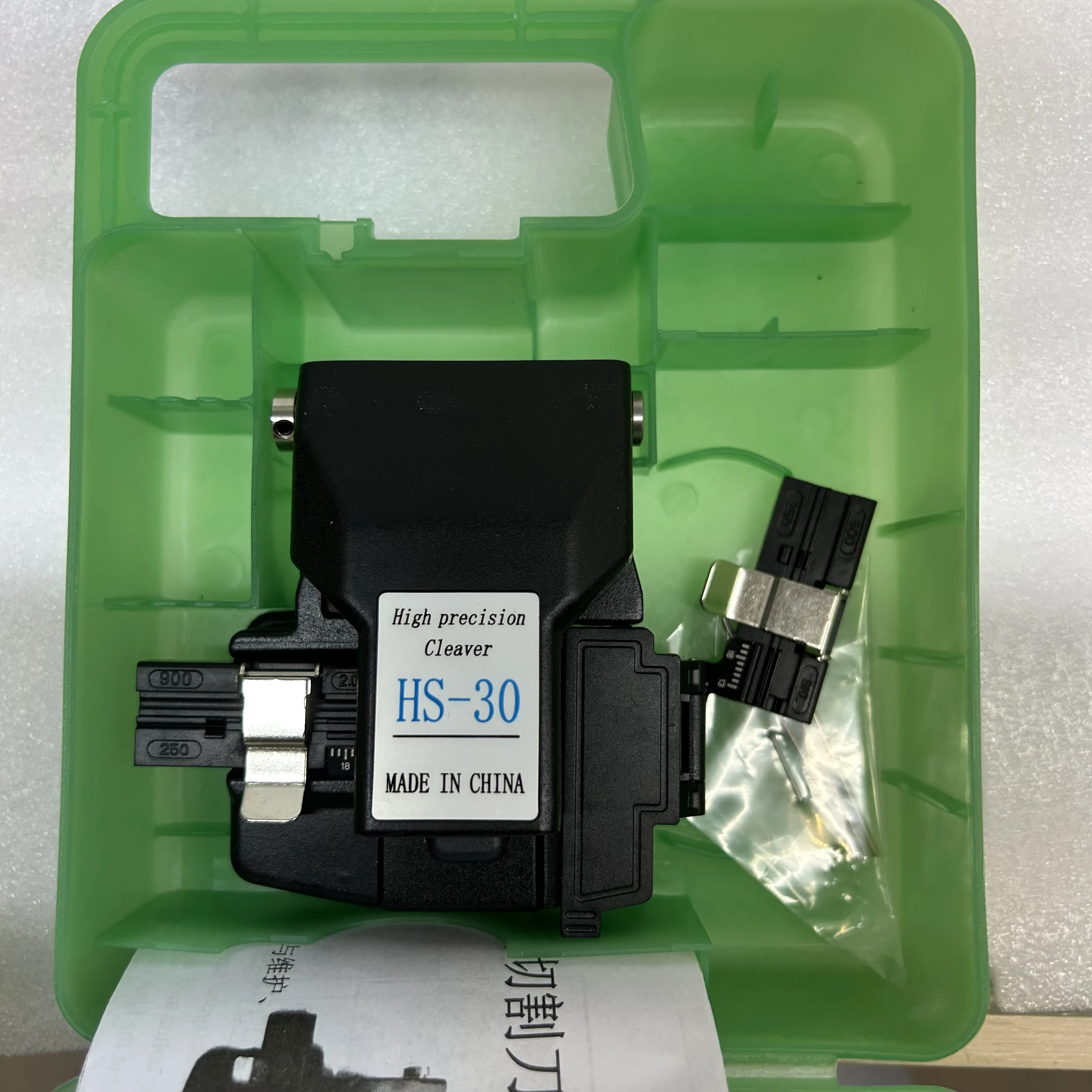 

HS-30 High Precision Optical Fiber Cleaver Fiber Optics Cutter Comparable For CT-30 Fiber Cleaver
