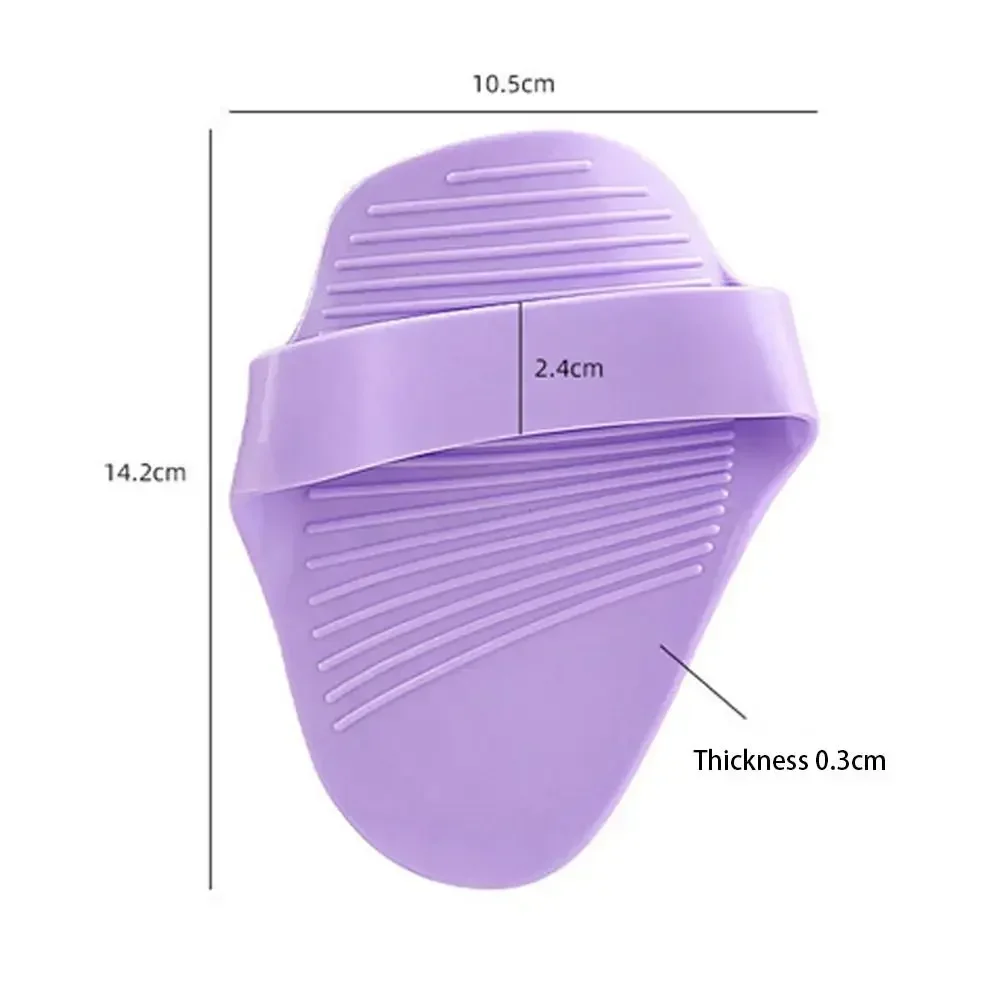 1 Paar Silikon-Griffpolster für Gewichtheben, Handschuhe, rutschfeste Handflächenschutz-Handgriffe für Unisex, Hantel, Klimmzug, Krafttraining – Detail 2