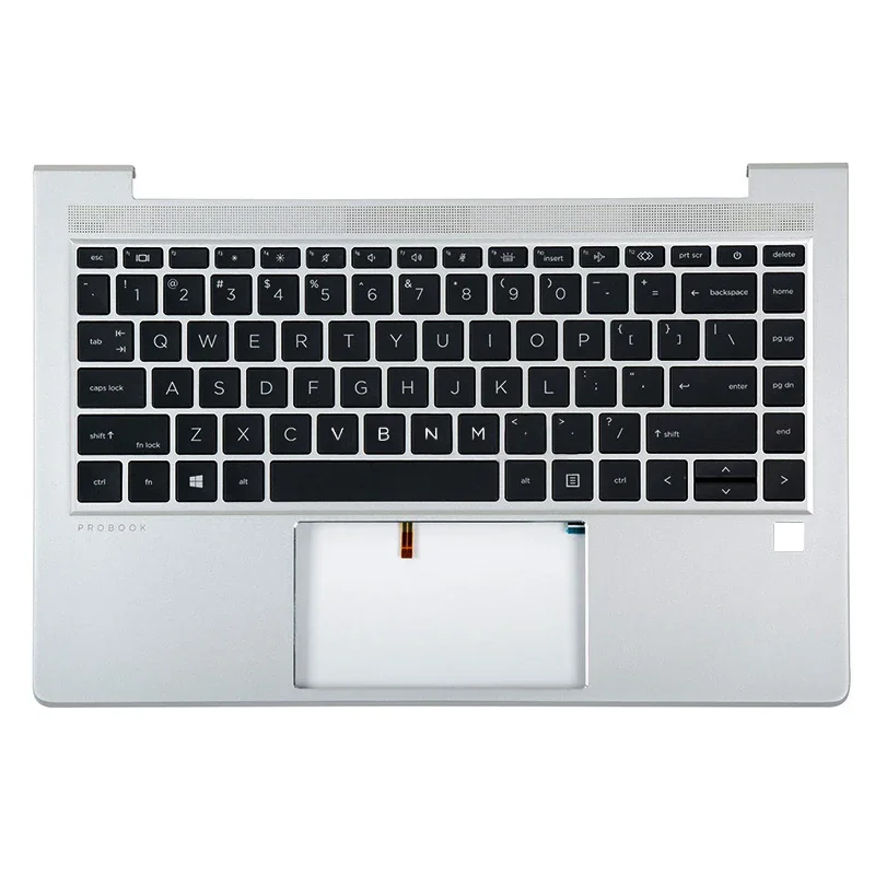 Imagem -05 - Tampa Traseira para hp Probook Lcd Moldura Frontal Palmrest Superior Base Inferior Caixa de Gabinete Substituir Prata 440 g8 445 g8 Pro 14 g4 Novo