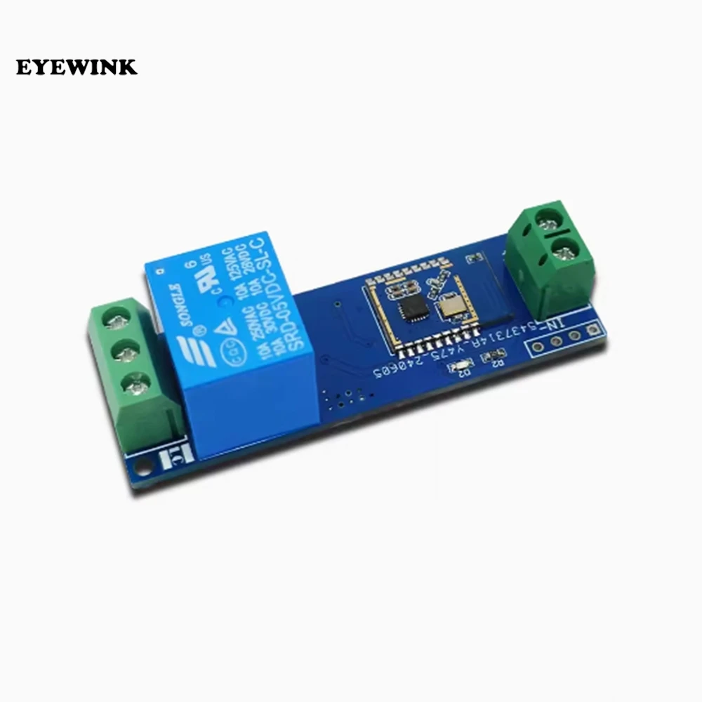 Bluetooth proximity switch 1 channel relay module automatically senses when the phone approaches to unlock