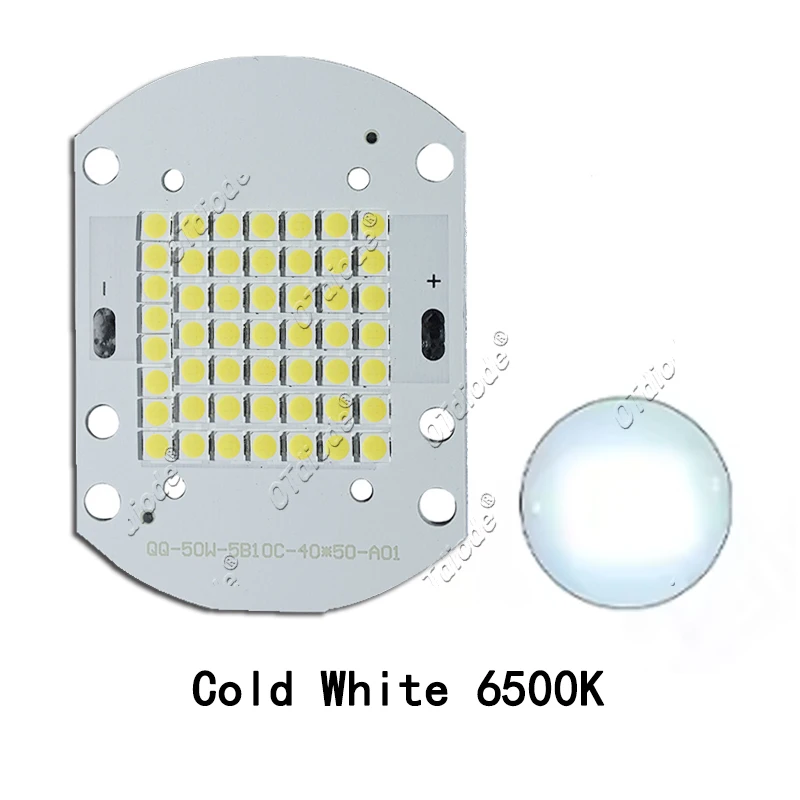 

5-10 шт. 50 Вт светодиодный SMD1530 прожектор чип источник света плата для наружного освещения30-34 В 1500 мА промышленные уличные фонари доска из бисера