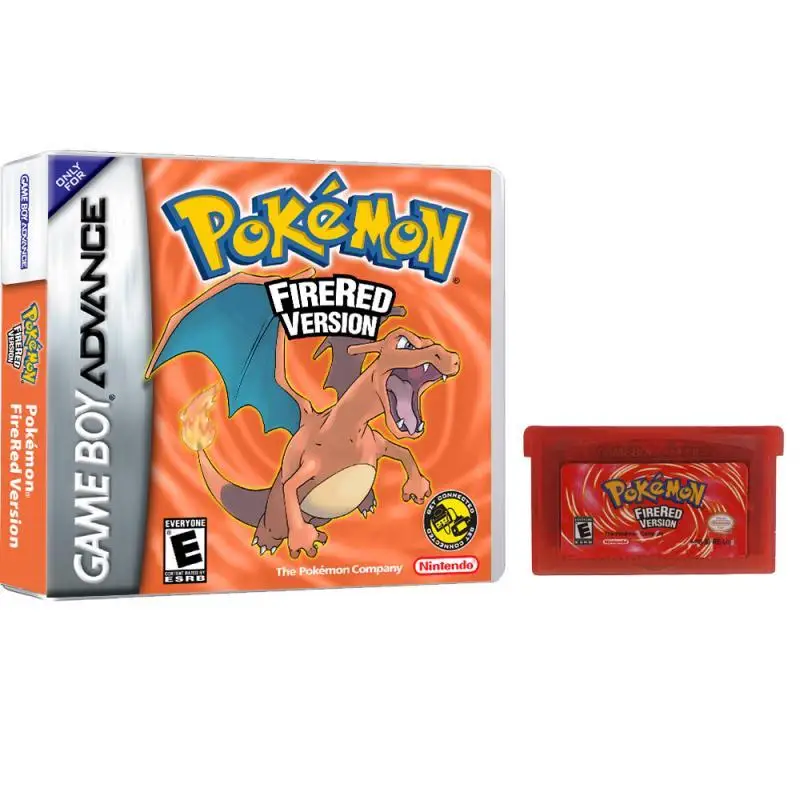 Pokemon Gba Game 32 Bit Video Game Cartridge Console Card Emerald Ruby Leafgreen Firered Sapphire Usa Version for Gba Boy Gifts