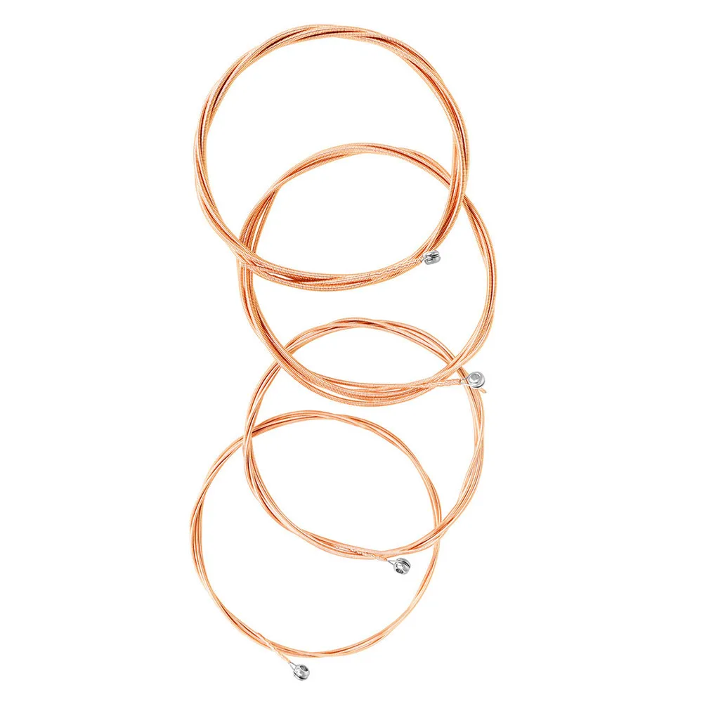 

4Pcs Bass Strings High Carbon Alloy Metal Strings for Universal Bass Guitar Replacement Repair Instrument Accessories