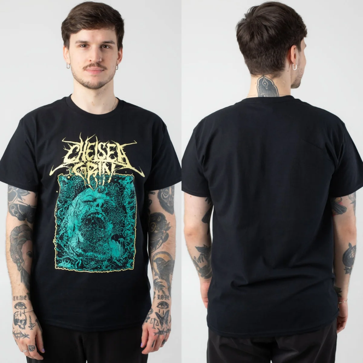 Pop Chelsea Grin Graphic Cotton T-shirt Unisex Summer Short Sleeve Fashion Brand Tee Luxury Casual Vintage Tees