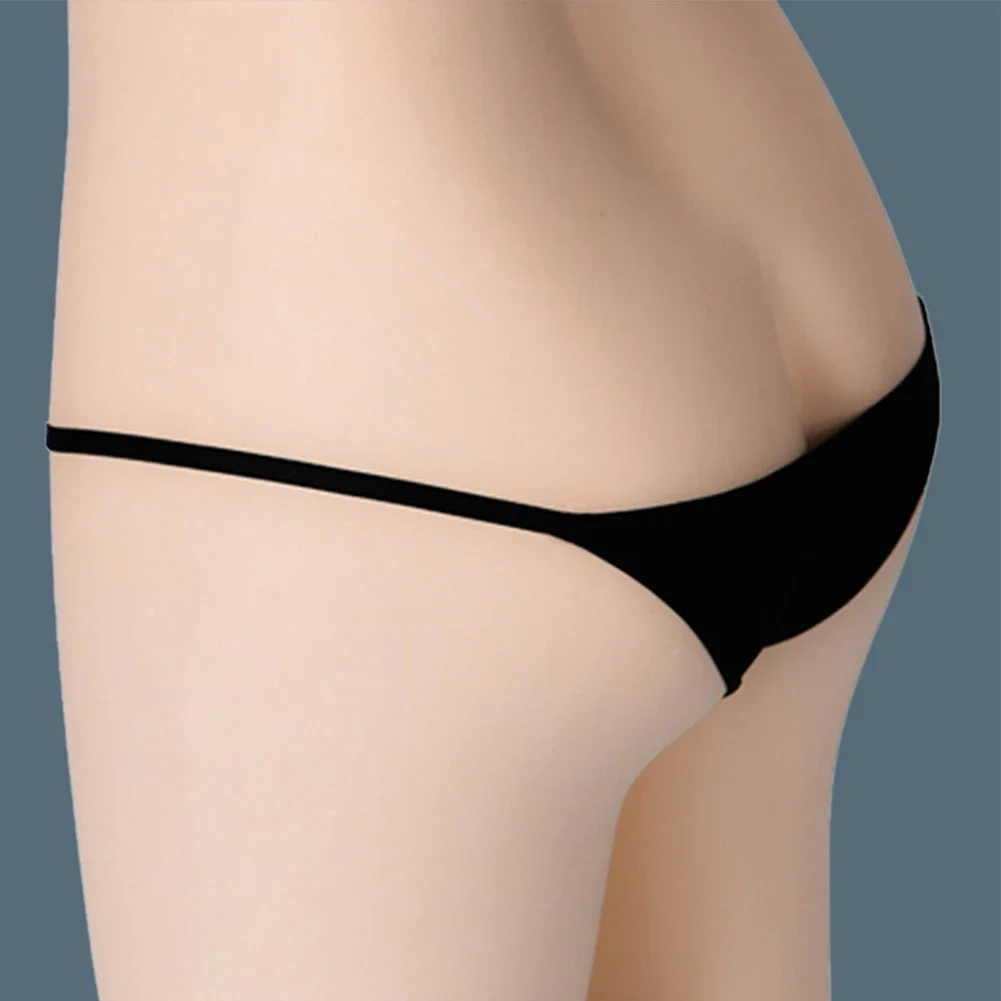 Vrouwen Ultra Dunne Mesh Slipje Sexy Effen Perspectief Lage Taille String Slips Spaghettibandjes Bikini G-String Ondergoed