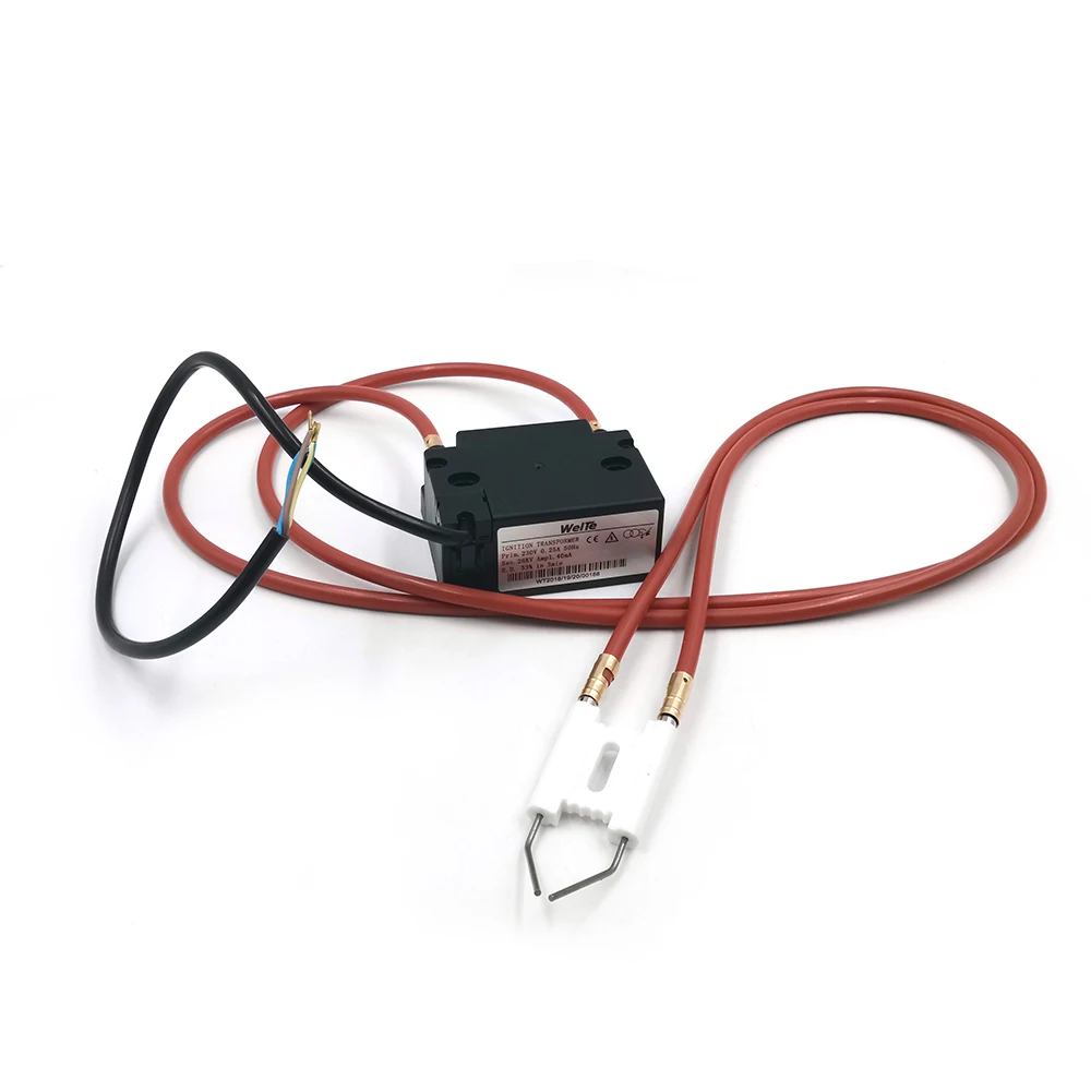 230V Pulse Ignition Transformer Burner Igniter Waste Oil Heater Ignitor With Ceramic Ignition Electrode Ignition Cable