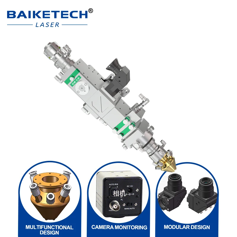 BC104 Transmission Laser Cladding Head Suitable for 4kw Fiber Lasers Economical Laser Cladding Head