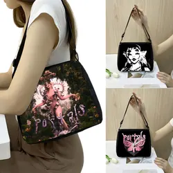 Bolso de hombro con estampado para mujer, bandolera ajustable de estilo Harajuku, Hip Hop, ideal para viaje