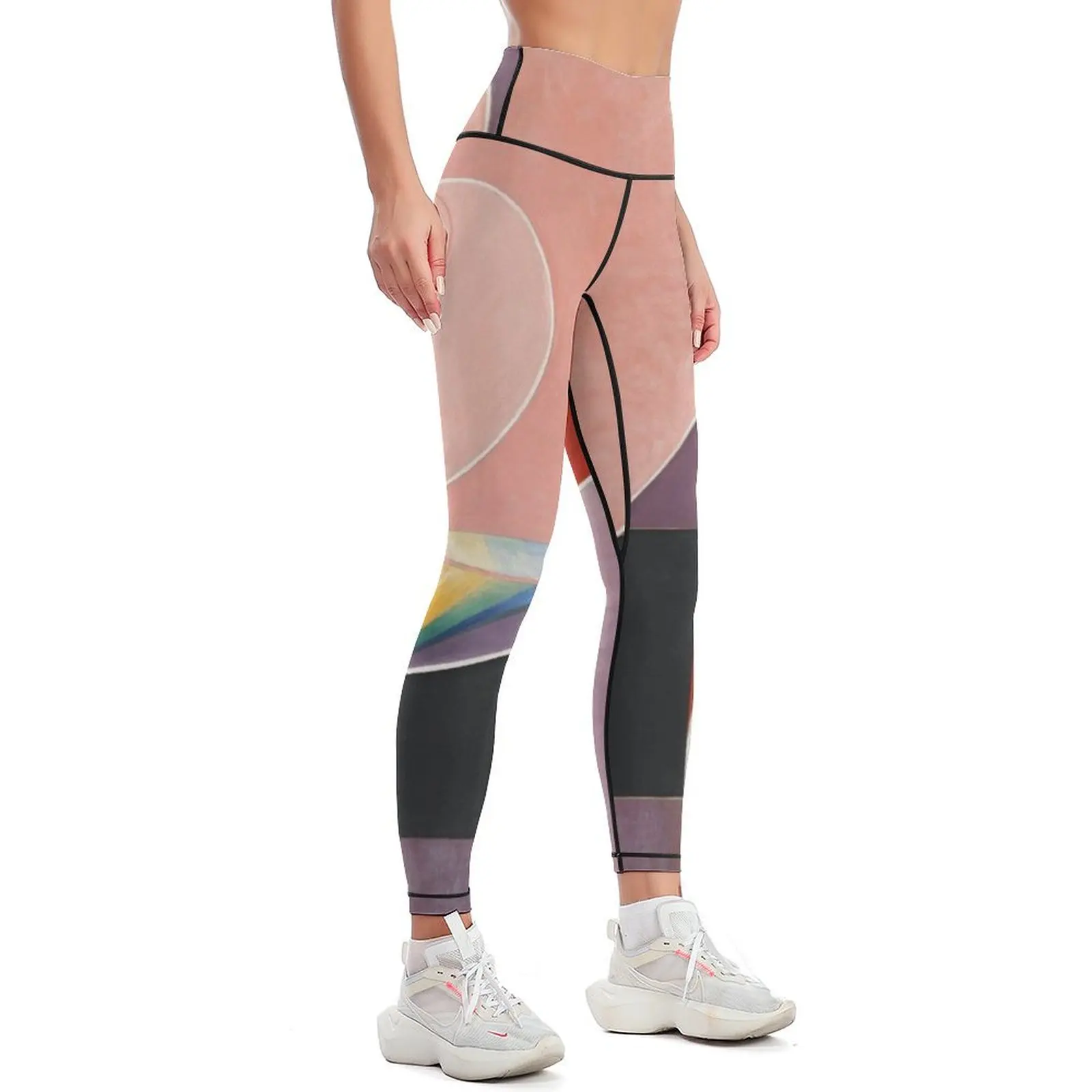 Hilma af Klint & quot; Doves no.2 & quot; Leggings push up legging Women's sports gym's clothing Womens Leggings