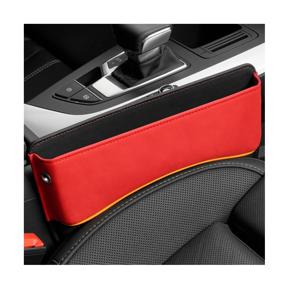 Red Car Crevice Organizer Car Crevice Decorative Storage Box Padding Organizer Crevice Storage Box Car Supplies