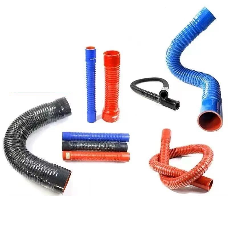 Black Red Blue ID 30-100mm Universal Silicone Cooling Hose Radiator Coolant Turbo Air Intake High Pressure Temp Car Rubber 4Ply
