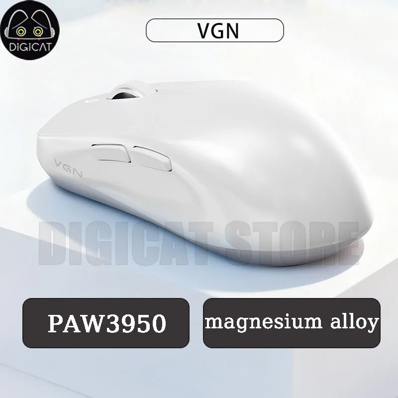 

Vgn Dragonfly King Mouse Magnesium Alloy Double 8k Gaming Mouse Paw3950 Lightweight Return Rate 500mah For Fps Gamer Customized