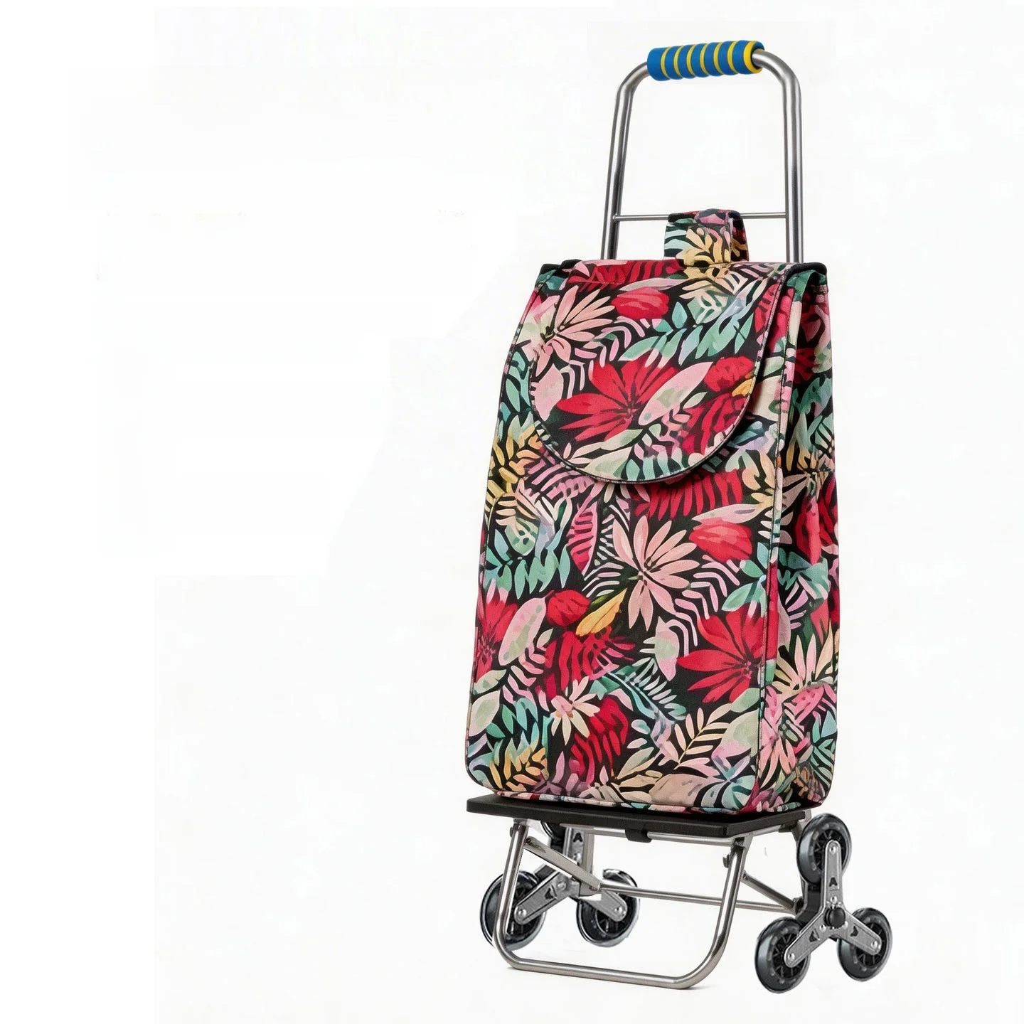 carrinho-de-compras-portatil-em-aco-inoxidavel-dobravel-empurrado-a-mao-para-subir-escadas-carrinho-pequeno-para-compras