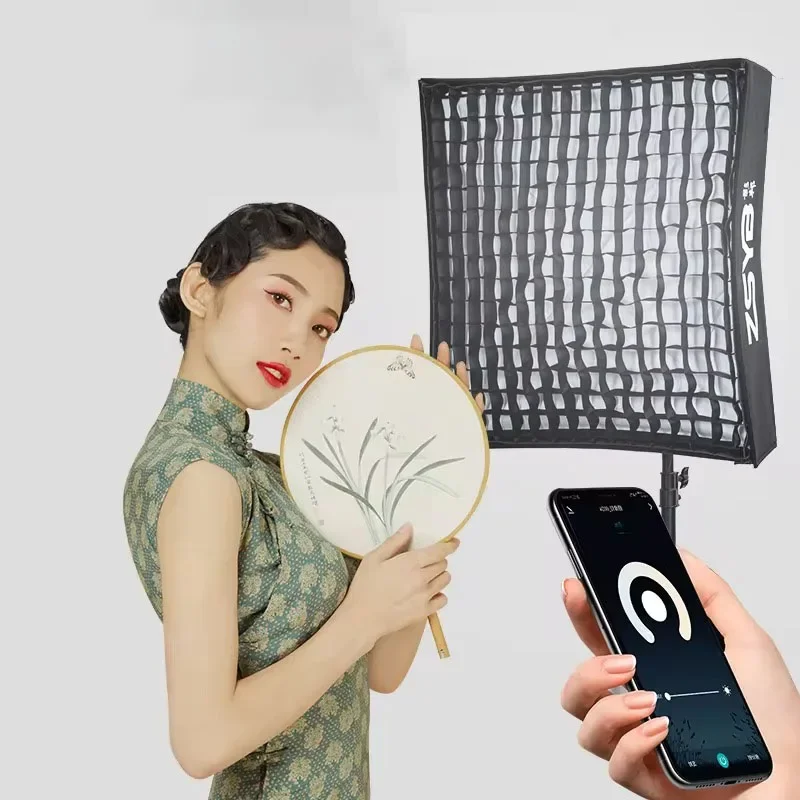 

Bi-color 150W LED Light Flexible Square Rollable Cloth Video Light Professional Studio Lamp for Studio Video Photography