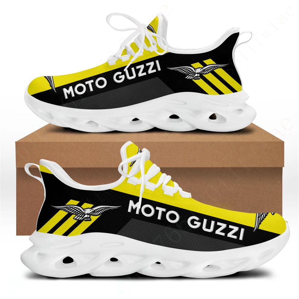 Moto Guzzi-zapatillas de deporte ligeras y cómodas para hombre, zapatos deportivos de talla grande, Tenis informales para caminar, Unisex