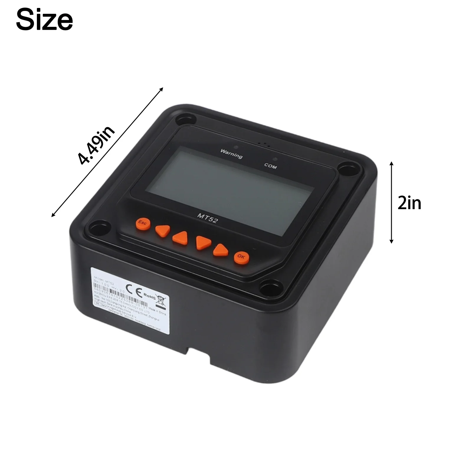 Battery Management MT50 Instrument Fault Alarm Load Control Battery Charging Control Fault for information Display