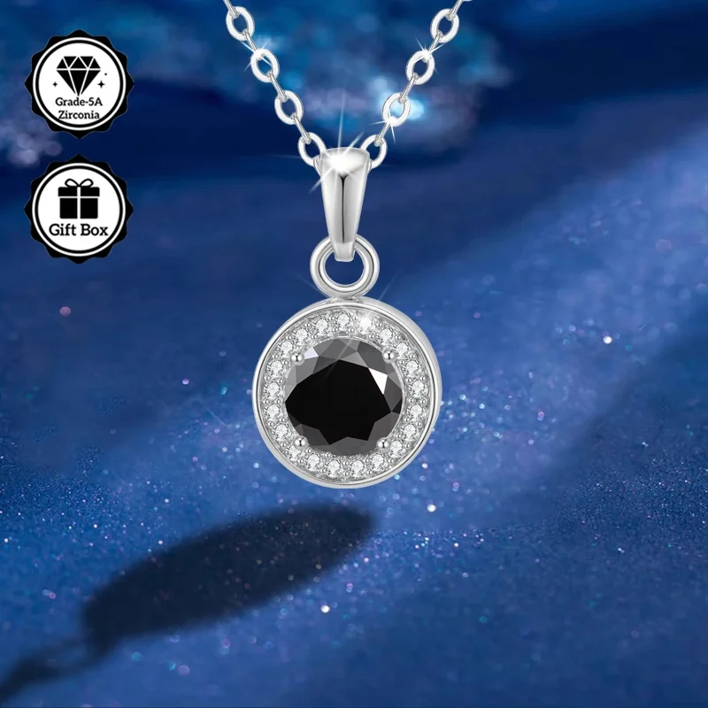 

Christmas gift for, 2 carat zirconia necklace for women, Jewelry for women, hypoallergenic necklace, high quality jewelry,