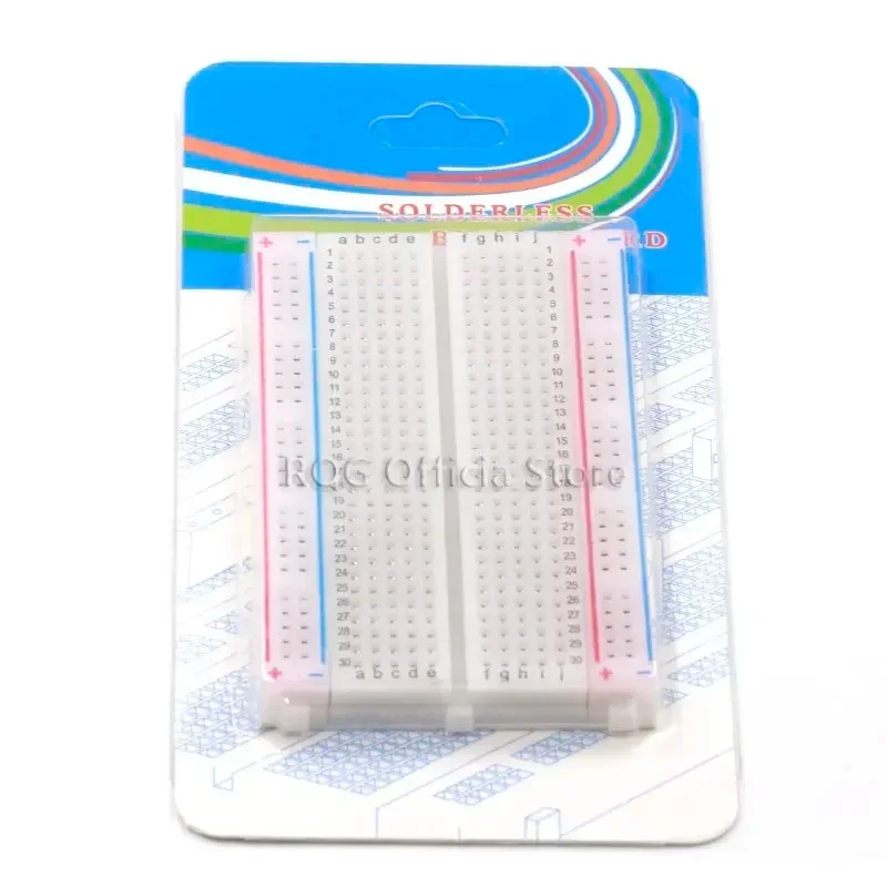 400 Tie Points Solderless PCB Breadboard Mini Universal Test Protoboard DIY Bread Board Bus Test Circuit Board For arduino