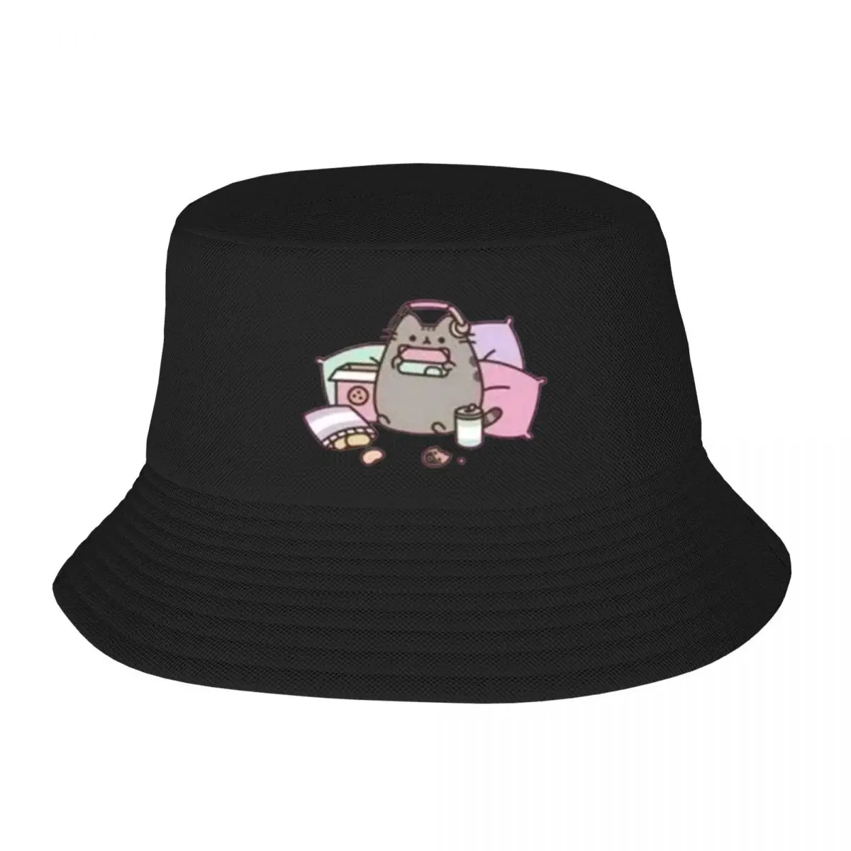 

Cute Cat I'm Busy Bucket Hat Military Tactical Caps Hat Man For The Sun Hats For Men Women's