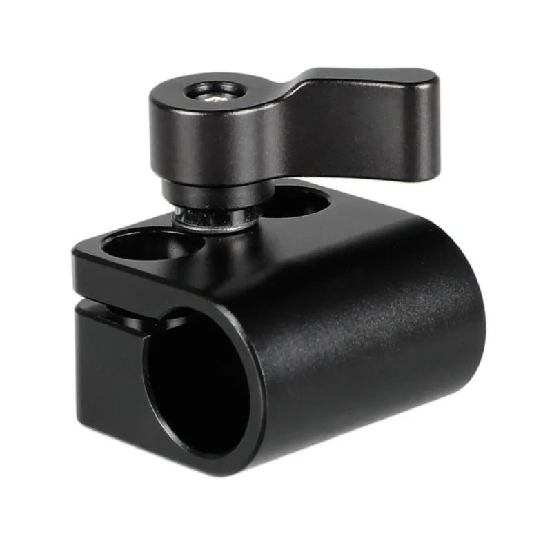 

15Mm single hole pipe clamp 1/4-20 mounting screw SLR camera photography accessories