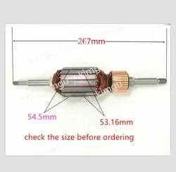 ARMATURE 220-230V Rotor N885809 Replace For Dewalt DW735 514007-99