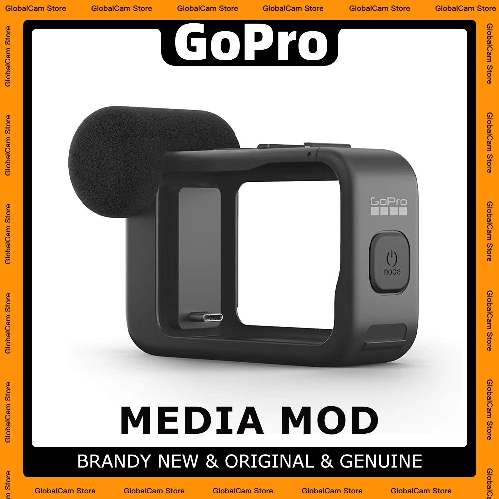 GoPro Media Mod (ADFMD-001) - Official Sport Action Camera Accessory For HERO13/12/11/10/9