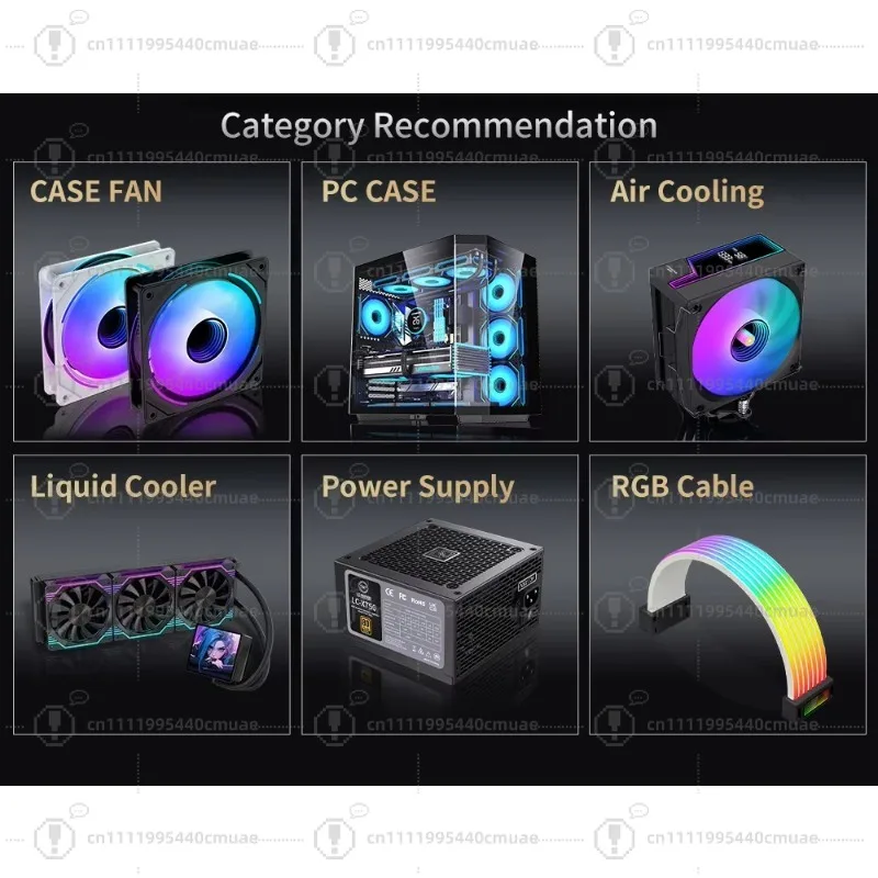 New computer chassis 2 pieces acrylic computer medium tower chassis tower business office chassis game cabinet cooler desktop