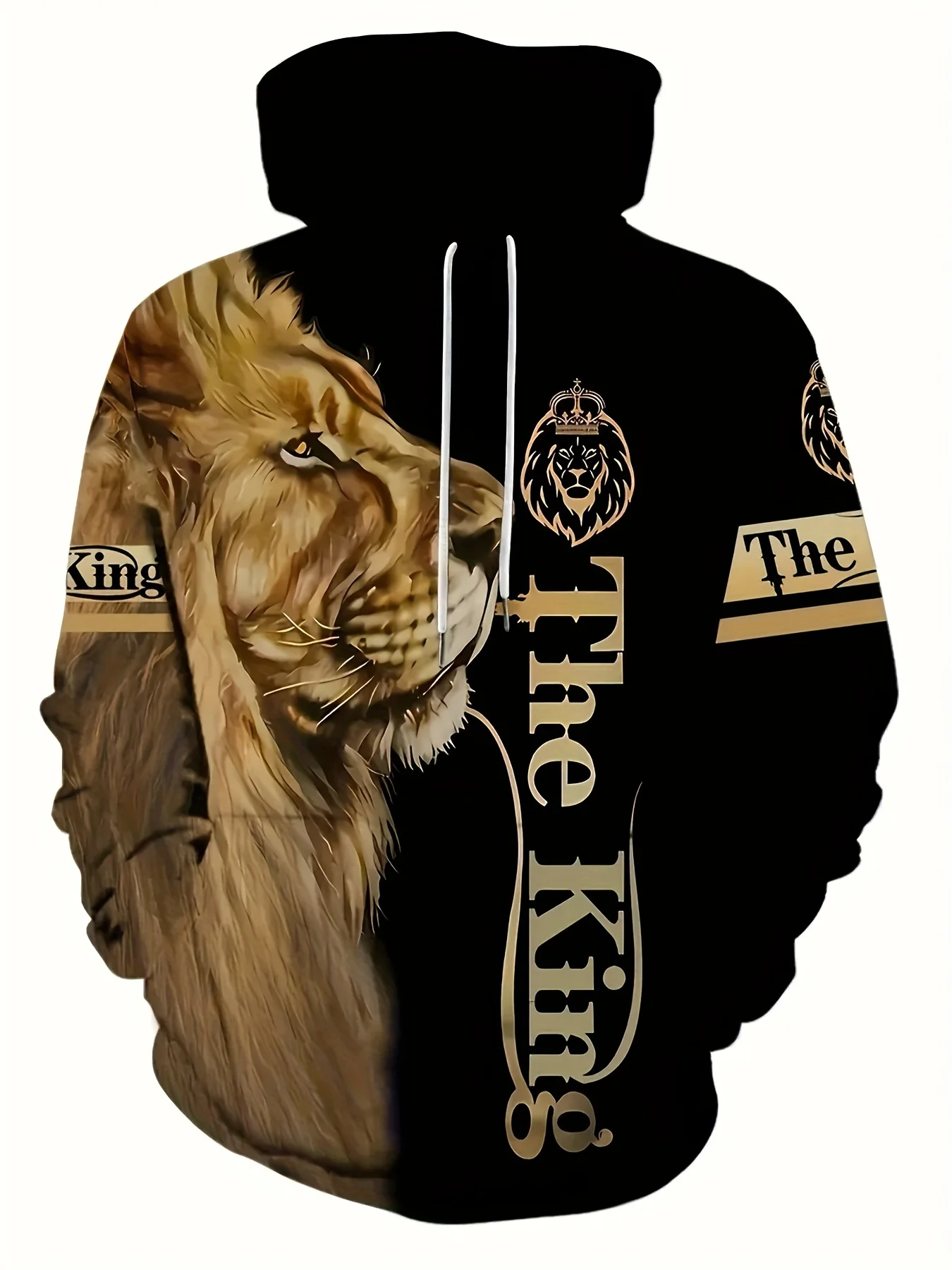 New Printed Unisex Hoodies Novelty Print 3D Patternv Hooded Pullover Sweatshirt With Pocket Hoodie Streetwear Loose Comfortable