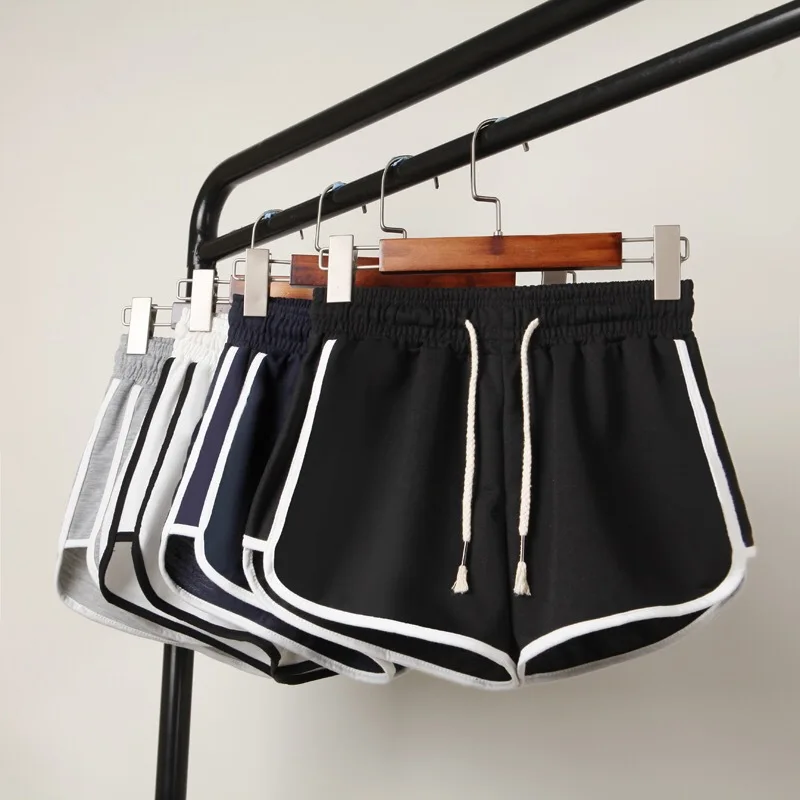 Casual Lady Shorts Women Gym Workout Shorts Cotton Short Pants High Waisted Black Ladies Short Femme Women Shorts Sport Femme