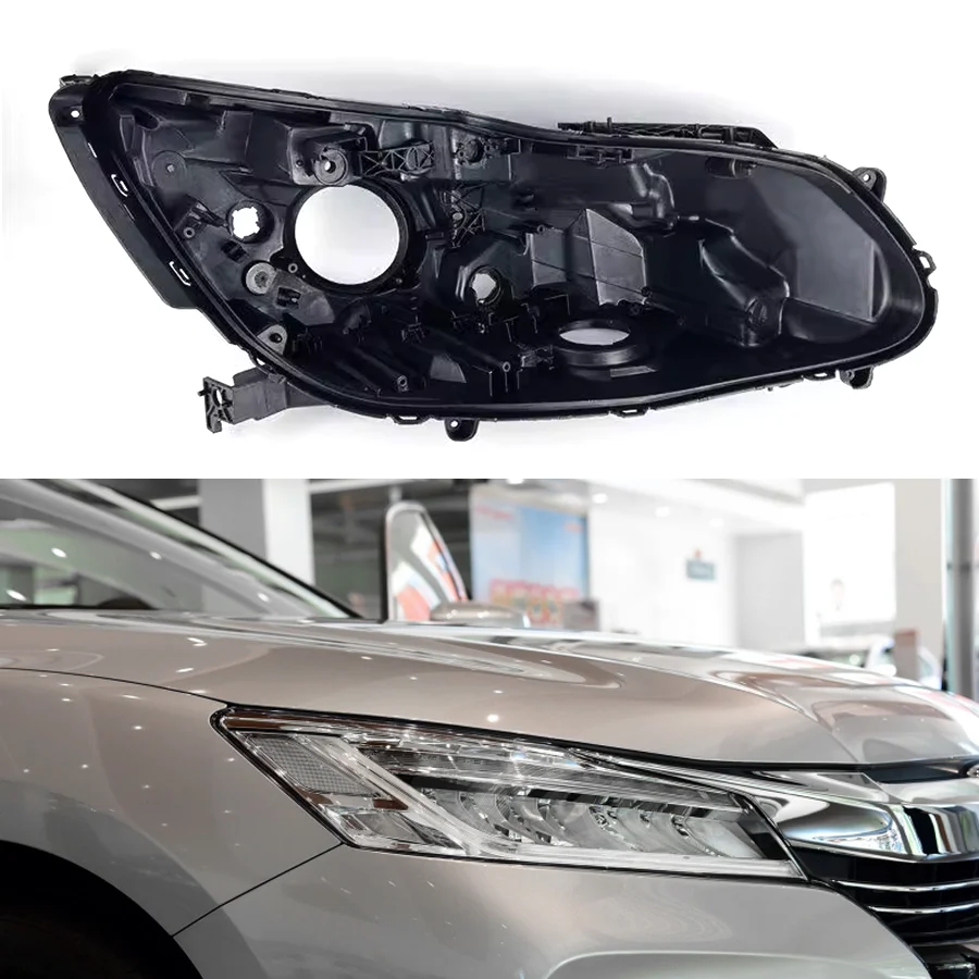 

1Pc Headlight Base For Honda Accord 9.5 th 2016-2017 Front Headlamp House Car Rear Base Auto Headlight Back Support Accessories